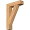 Ekena Millwork Traditional Block Smooth Bracket w/ Offset Brace, Western Red Cedar, 7 1/2"W x 28"D x 40"H BKT0806X28X40TRA05SWR - alternate 1